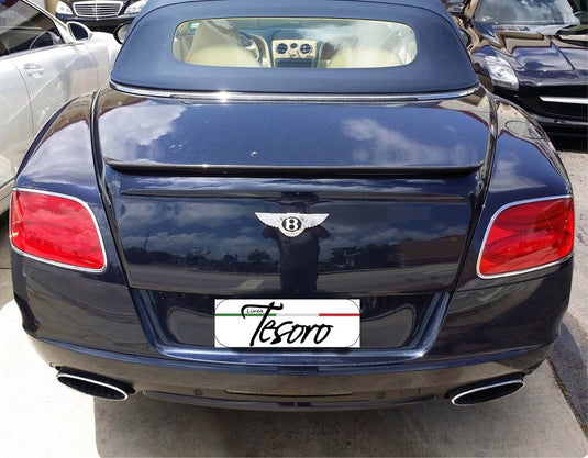 Trunk Lip Spoiler Linea Tesoro Style For Bentley Continental Convertible 2012-17