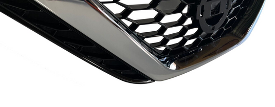 Front Bumper Upper Grille Chrome W/O Emblem Nissan Sentra For 16-19