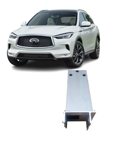 FOR 19-21 INFINITI QX50 FRONT LEFT SIDE BUMPER EXTENSION IMPACT BAR