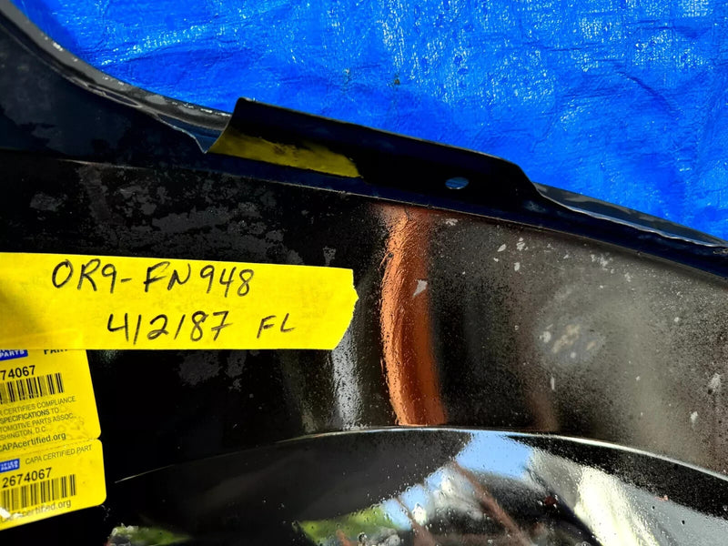 Load image into Gallery viewer, HONDA CIVIC HATCHBACK LEFT SIDE FENDER ASSEMBLY BLACK NH731P 17-21 # OR9-FN948
