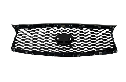 ⭐⭐FOR 14-17 INFINITI Q50 FRONT BUMPER UPPER GRILLE W/ CAMERA OPTION W/O EMBLEM⭐⭐