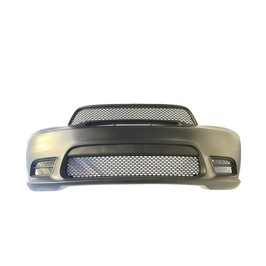 ⭐ FOR 2014-2020 DODGE DURANGO SRT STYLE FRONT BUMPER COVER GRILLE KIT ASSEMBLY ⭐