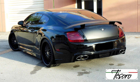 Rear Wing Spoiler Set of 2 Tesoro Style For Bentley Continental Coupe 2005-2011