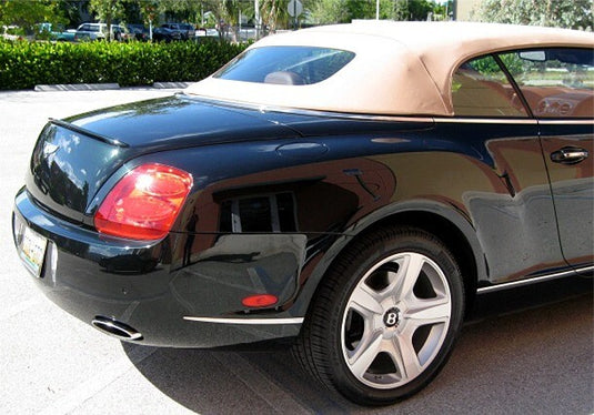 Fiberglass Rear Lip Spoiler Euro Style For Bentley Continental GT Conv. 05-11