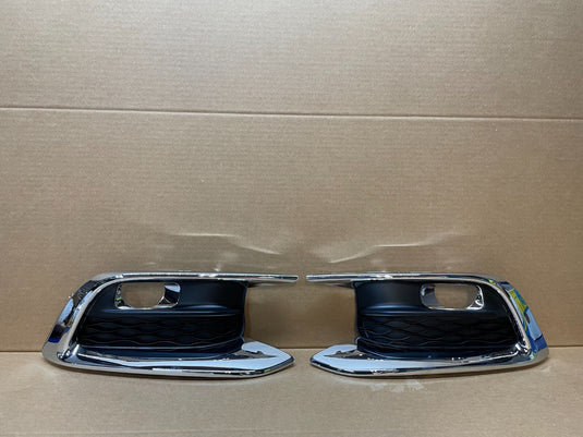 ⭐⭐ FOR 2016-2020 INFINITI QX60 LEFT & RIGHT FOG LIGHT BEZEL COVER PAIR CHROME ⭐⭐