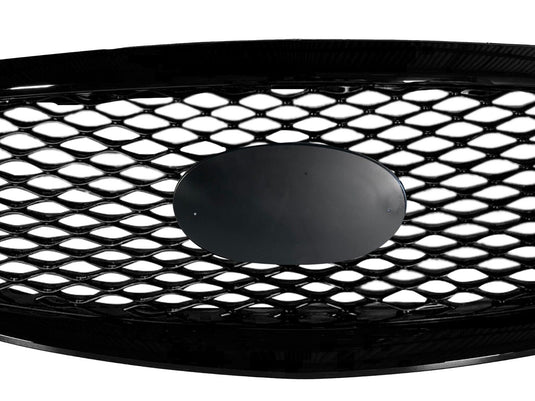 Front Upper Grille W/ Camera Option W/O Emblem Black Infiniti Qx60 For 16-20