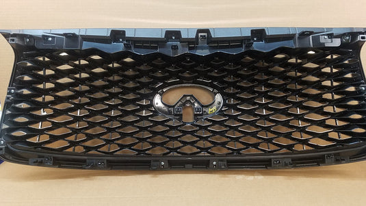 ⭐⭐ FOR 18-21 INFINITI QX80 FRONT BUMPER UPPER GRILLE W/ CAMERA OPTION W/O EMBLEM