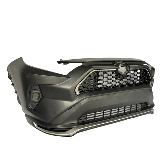 Front Bumper Cover Grille Assembly W/O Sensor Hole For Toyota Rav4 2019 - 2024