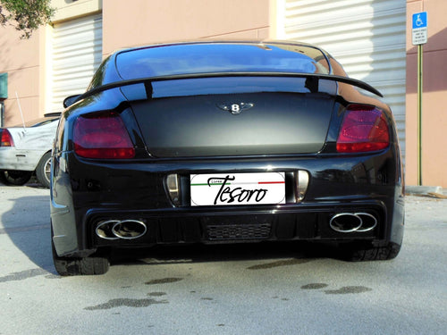Big 2 Pedestal GT Wing Tesoro Style For Bentley Coupe 2007-2011 USA Made
