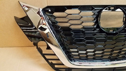 Front Bumper Grille Grill Chrome & Black  W/O Emblem For Nissan Altima 2019-2020