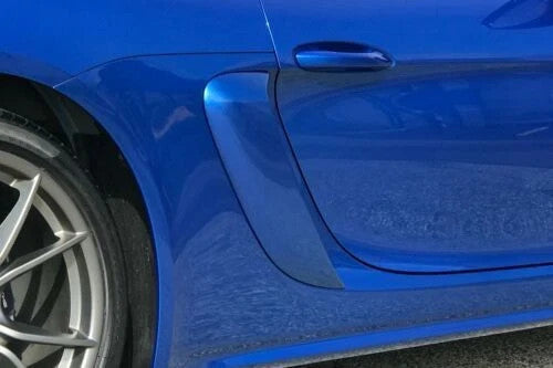 Primed Side Vent Covers GT4 Style For Porsche 718 Cayman 2017-2020 MADE IN USA