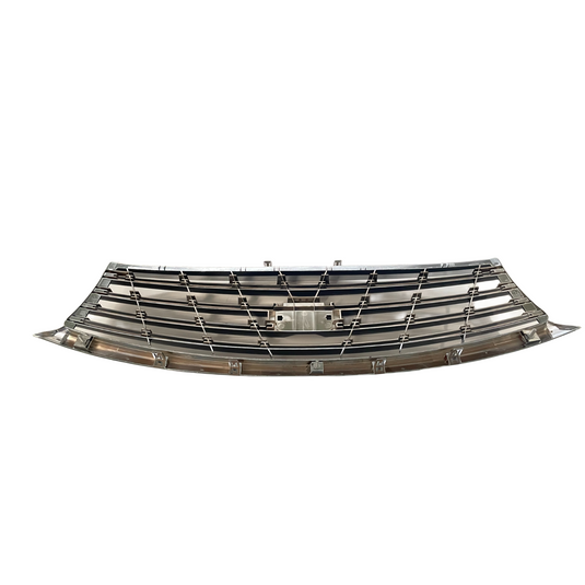 ⭐⭐FOR 11-14 INFINITI M37 Q70 FRONT BUMPER UPPER GRILLE BLACK CHROME W/O EMBLEM⭐⭐
