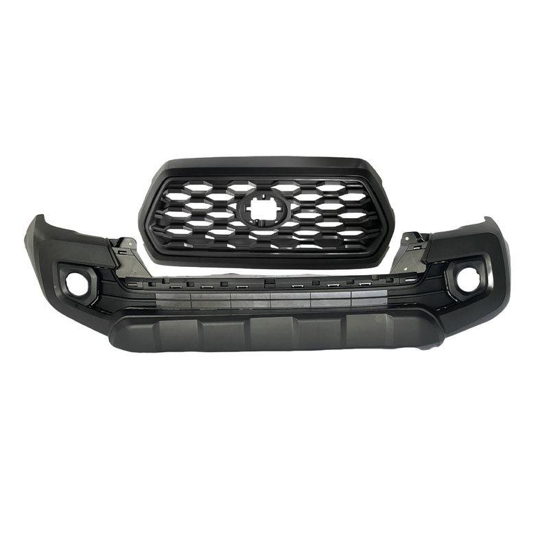 Load image into Gallery viewer, Front Bumper Cover Grille Assembly W/ Fog Light Lamp For Toyota Tacoma 2016-2023
