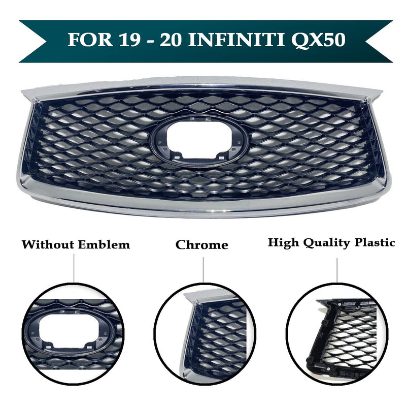 Load image into Gallery viewer, Bumper Upper Grille W/O Emblem Front For Infiniti QX50 2019 - 2020
