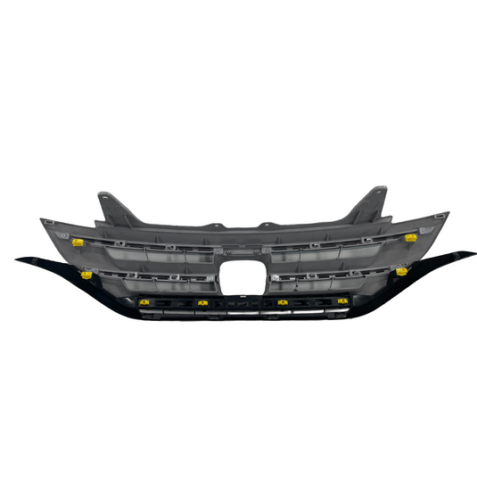 ⭐⭐ FOR 2012 - 2014 HONDA CR-V FRONT BUMPER UPPER GRILLE W/ CHROME TRIM ⭐⭐