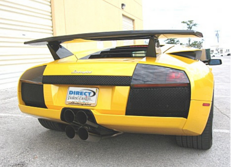 Load image into Gallery viewer, 3pc Rear Wing Spoiler W/O Winglets Miura Style For Lamborghini Murcielago 01-10
