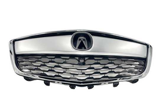 ⭐⭐ FOR 2014 - 2016 ACURA MDX FRONT BUMPER UPPER GRILLE W/CHROME MOLDING ⭐⭐