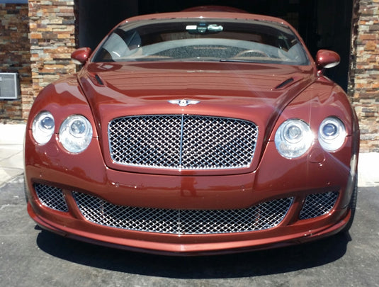 Front Bumper Lip Spoiler Sport Line Style For Bentley Continental 2008-2010