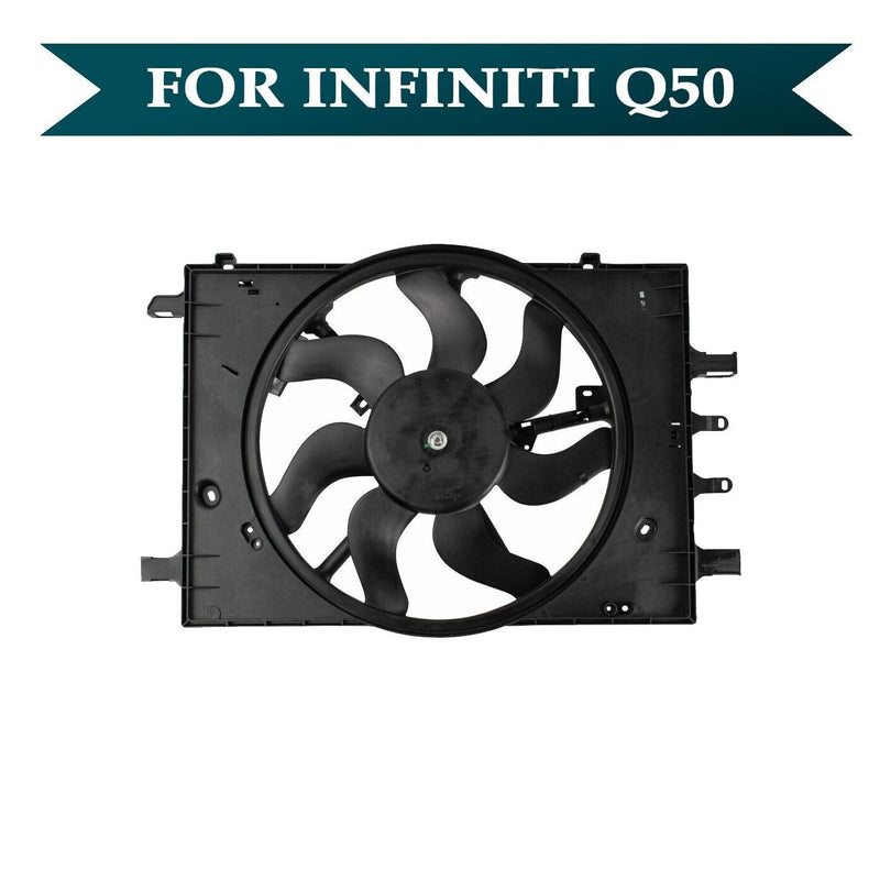 Load image into Gallery viewer, Radiator Condenser Cooling Fan Assembly 2.0L For Infiniti Q50 Q60 2016 - 2019
