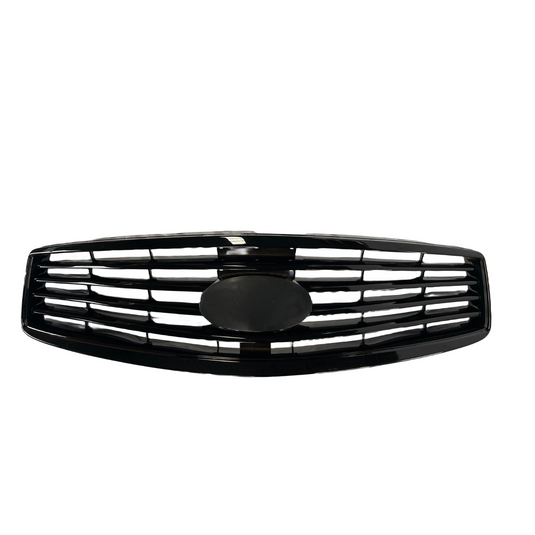 ⭐⭐ FOR 08-15 INFINITI EX35 QX50 FRONT BUMPER UPPER GRILLE GLOSS BLACK W/O EMBLEM