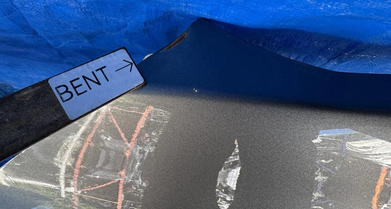 Load image into Gallery viewer, HONDA CIVIC HATCHBACK LEFT SIDE FENDER ASSEMBLY GRAY NH737M 17-21 # OR9-FN1037
