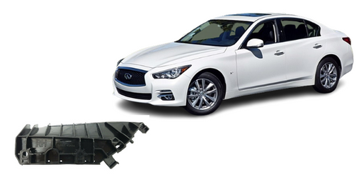 ⭐⭐ FOR INFINITI Q50 FRONT RIGHT SIDE BUMPER COVER SUPPORT RAIL STIFFENER BRACKET