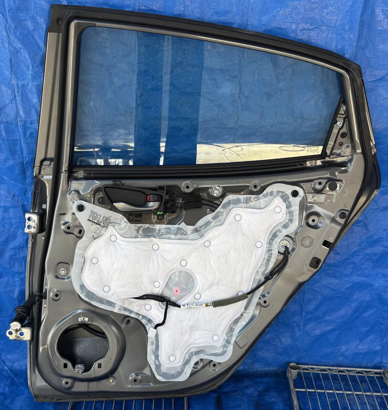 Load image into Gallery viewer, HONDA CIVIC HATCHBACK REAR RIGHT DOOR ASSEMBLY GRAY NH737M 17-21 # NB2-DRS1819
