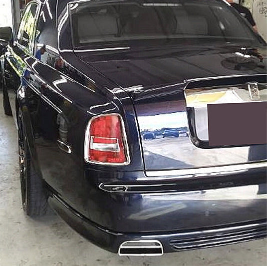 Rear Skirt W Custom Exhaust Tips Luxe-GT Style For Rolls Royce Phantom 2004-2017