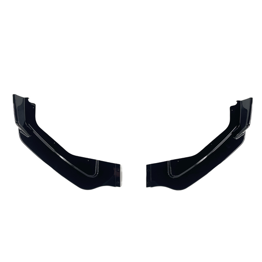⭐⭐ FOR 2014 - 2017 INFINITI Q50 FRONT BUMPER LIP SPOILER SPLITTER GLOSSY BLACK⭐⭐