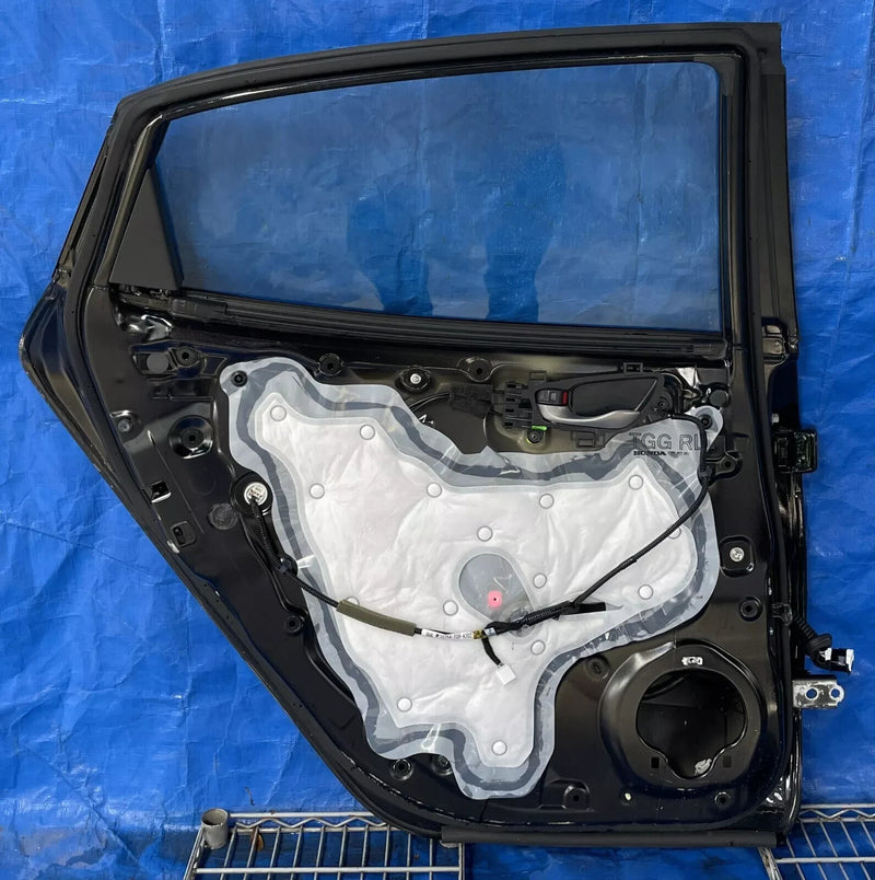 Load image into Gallery viewer, HONDA CIVIC HATCHBACK REAR LEFT DOOR ASSEMBLY BLACK NH731P 17-21 # NB2-DRS1603
