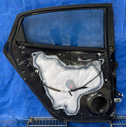 HONDA CIVIC HATCHBACK REAR LEFT DOOR ASSEMBLY BLACK NH731P 17-21