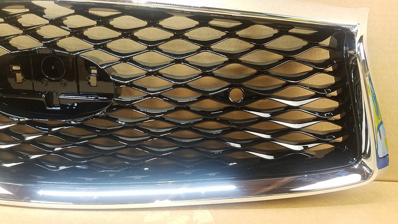 Load image into Gallery viewer, FOR 2018 - 2020 INFINITI Q50 FRONT BUMPER UPPER GRILLE W/O EMBLEM CHROME
