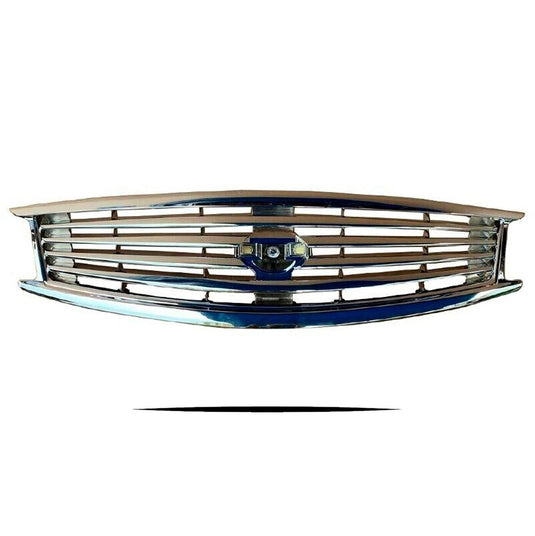 Bumper Upper Grille W/O Emblem Front For Infiniti G25 G37 Sedan 2010 - 2015