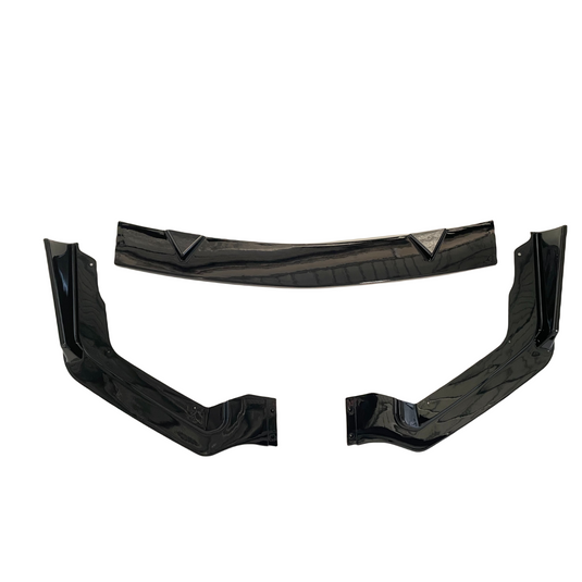 ⭐⭐ FOR 14-17 INFINITI Q50 SPORT FRONT BUMPER LIP SPOILER SPLITTER GLOSSY BLACK⭐⭐