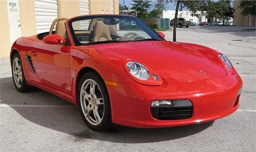 Headlight Covers W/ 2 Holes Pair TA Style For Porsche 987 Boxster 2005-2008