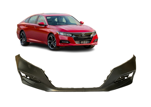 Front Bumper Cover W/O Parking Sensor For Honda Accord Sedan 2018 - 2020