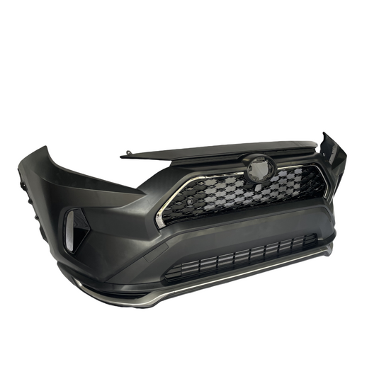 Front Bumper Cover Grille Assembly W/ Sensor Hole For Toyota Rav4 2019 - 2024