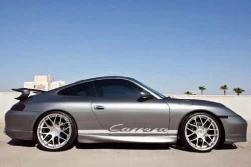 Primed Side Skirt Set Aero Style For Porsche 996 Coupe 1999-2004 MADE IN USA