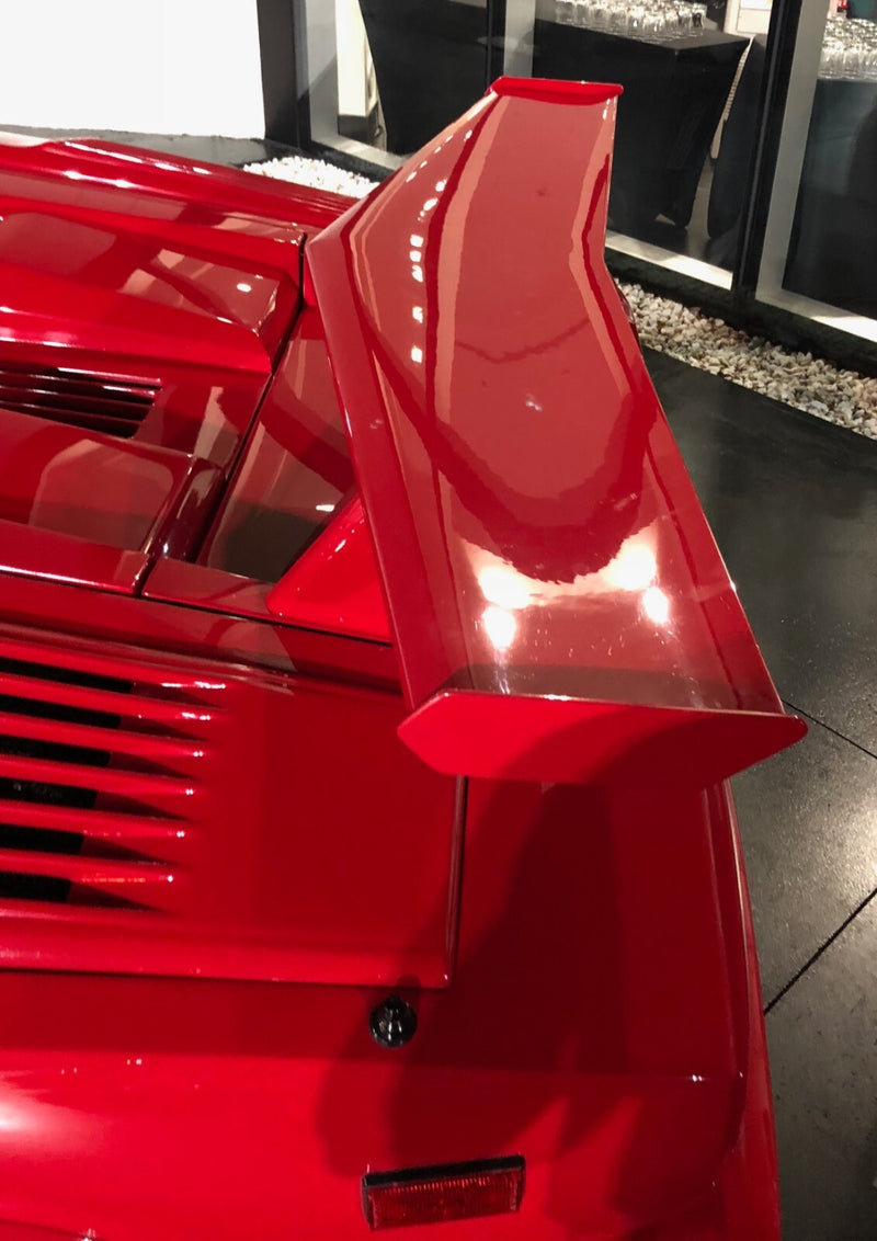 Load image into Gallery viewer, Lamborghini Countach Med Rear Wing Complete 9pc FRP Composite No Rust Made USA
