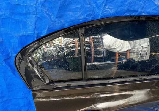 HONDA CIVIC SEDAN REAR RIGHT DOOR ASSEMBLY CHARCOAL YR600M 12-15