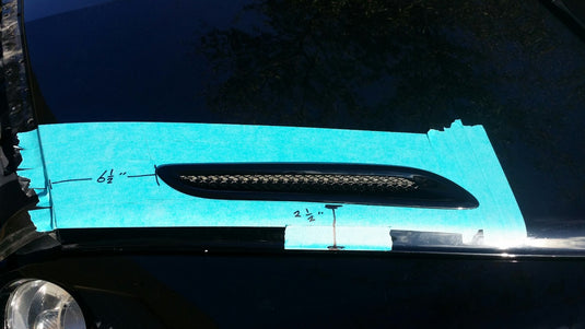 Hood Vent Set Supersports Style For Bentley Continental Coupe 2007-2011 USA Made