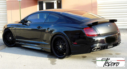 Rear Wing Spoiler Set of 2 Tesoro Style For Bentley Continental Coupe 2005-2011