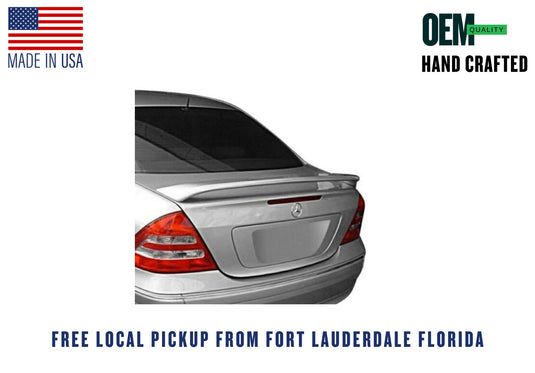 2001-2007 Mercedes C-Class Sedan Euro Style Rear Wing Spoiler