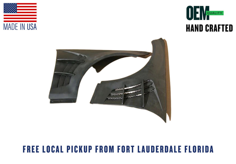 Load image into Gallery viewer, 2008-2014 Mercedes C-Class Sedan Euro Style Front Vented Fender Set
