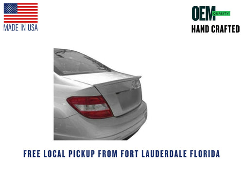2008-2012 Mercedes C-Class Sedan Euro Style Rear Lip Spoiler