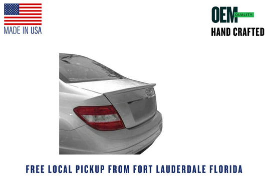 2008-2012 Mercedes C-Class Sedan Euro Style Rear Lip Spoiler