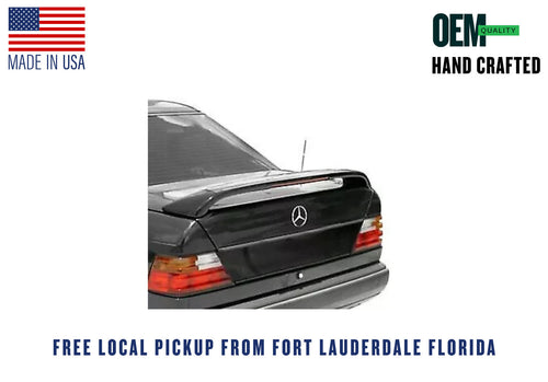 1986-1995 Mercedes E-Class Sedan Factory Style Rear Wing Spoiler W/Brake Light
