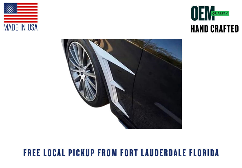 Load image into Gallery viewer, 2013-2020 Mercedes S-Class Linea Tesoro Style Front Vented Fender Trim Set
