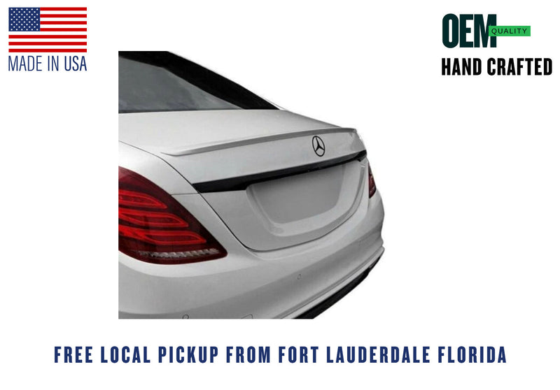 Load image into Gallery viewer, 2013-2020 Mercedes S-Class Factory Style Rear Trunk Lip Spoiler
