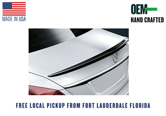 2015-2020 Mercedes C-Class Sedan Factory Style Rear Lip Spoiler